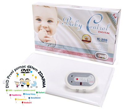 Baby Control Digital BC 220i – monitor dechu pro dvojčata